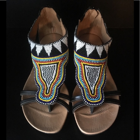 PIKOLINOS Shoes - 2x HOST PICK ⭐️ Pikolinos leather beaded Maasai sandals